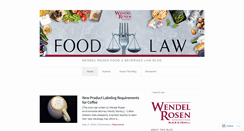 Desktop Screenshot of foodlaw.com